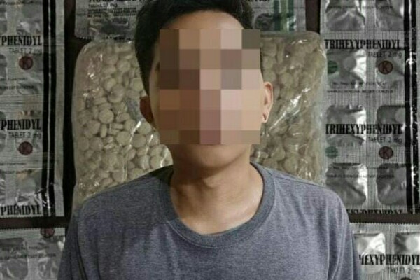Polresta Manado Gagalkan Pengedaran Ribuan Butir Obat Trihexyphenidyl