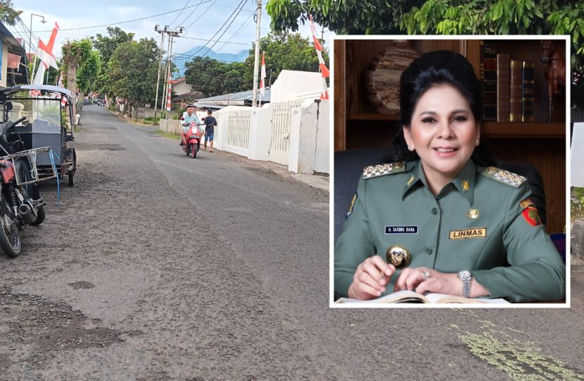 Hore!! Tatong Bara Janji Bakal Perbaiki Kerusakan Jalan di Sampana Dan Bangun Drainase