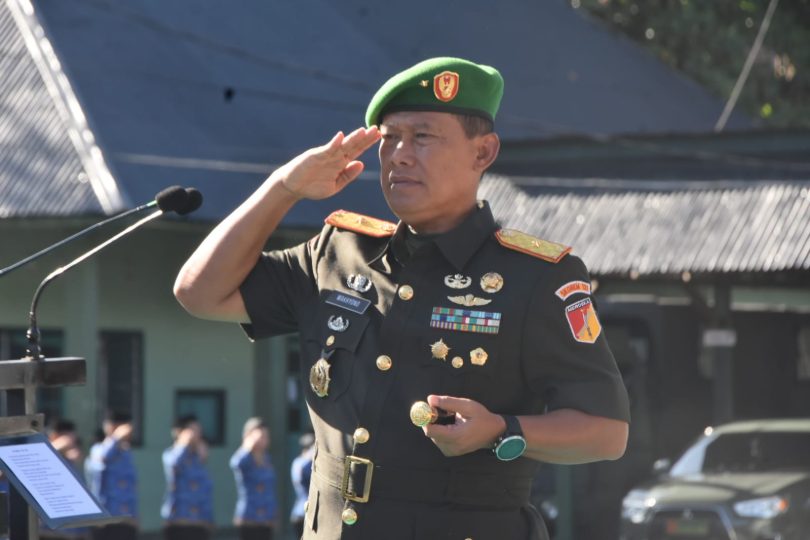 Danrem 131/Stg Irup Upacara Peringatan Hari Juang TNI AD ke-78