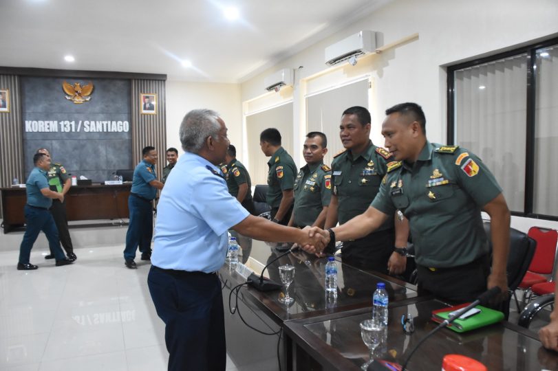 Tim Was Audit Kinerja dan Audit Ketaatan Itjen TNI Periode I TA 2024 Sambangi Korem 131/Santiago