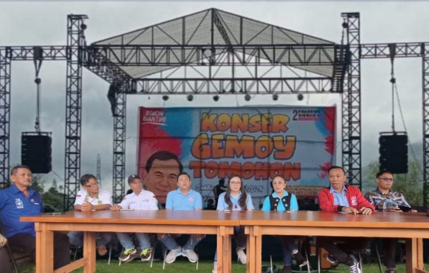 “Konser Gemoy” Meriahkan HUT Kota Tomohon ke-21 [Diprakarsai TKD  Prabowo-Gibran]