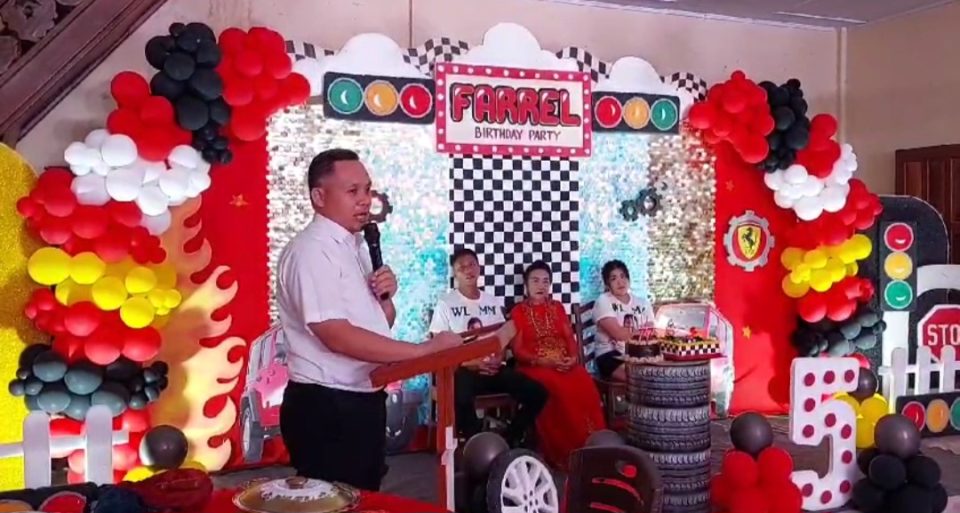 Ketua KPA Sinode GMIM Penatua Michael Mait Hadiri Ibadah Syukur Adik Farrel Keluarga Rengkung Mait