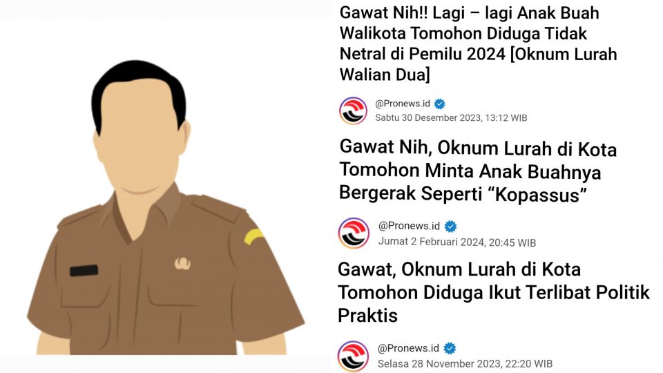 Komisi ASN nyatakan 4 ASN Pemkot Tomohon Terbukti Langgar Netralitas