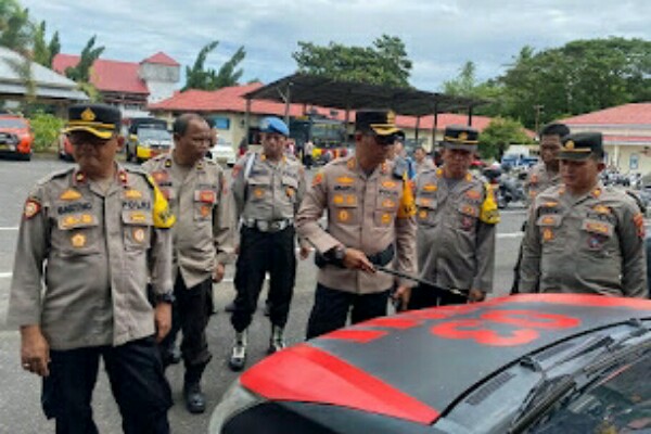 Ranmor Dinas Polres Minsel dan Polsek Jajarannya Diperiksa