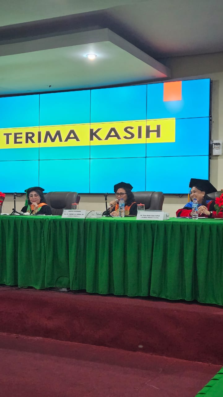 Pdt. Dr. Yessy K. Jacob Diberi Kehormatan sebagai Dosen Tamu dalam Ujian Promosi Doktor di UNIMA