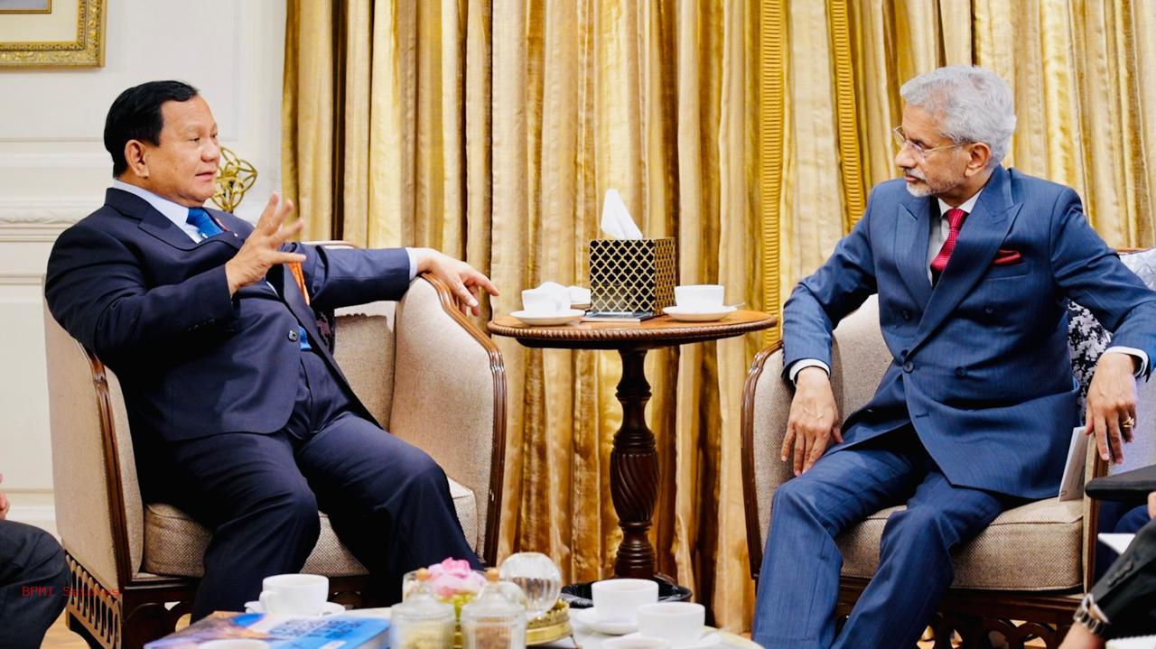 Presiden Prabowo Subianto Terima Kunjungan Kehormatan Menteri Luar Negeri India S. Jaishankar di New Delhi