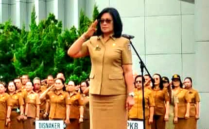 Sekda Minahasa Tegaskan Persiapan Administrasi dan Disiplin Kerja ASN dalam Apel Awal Februari