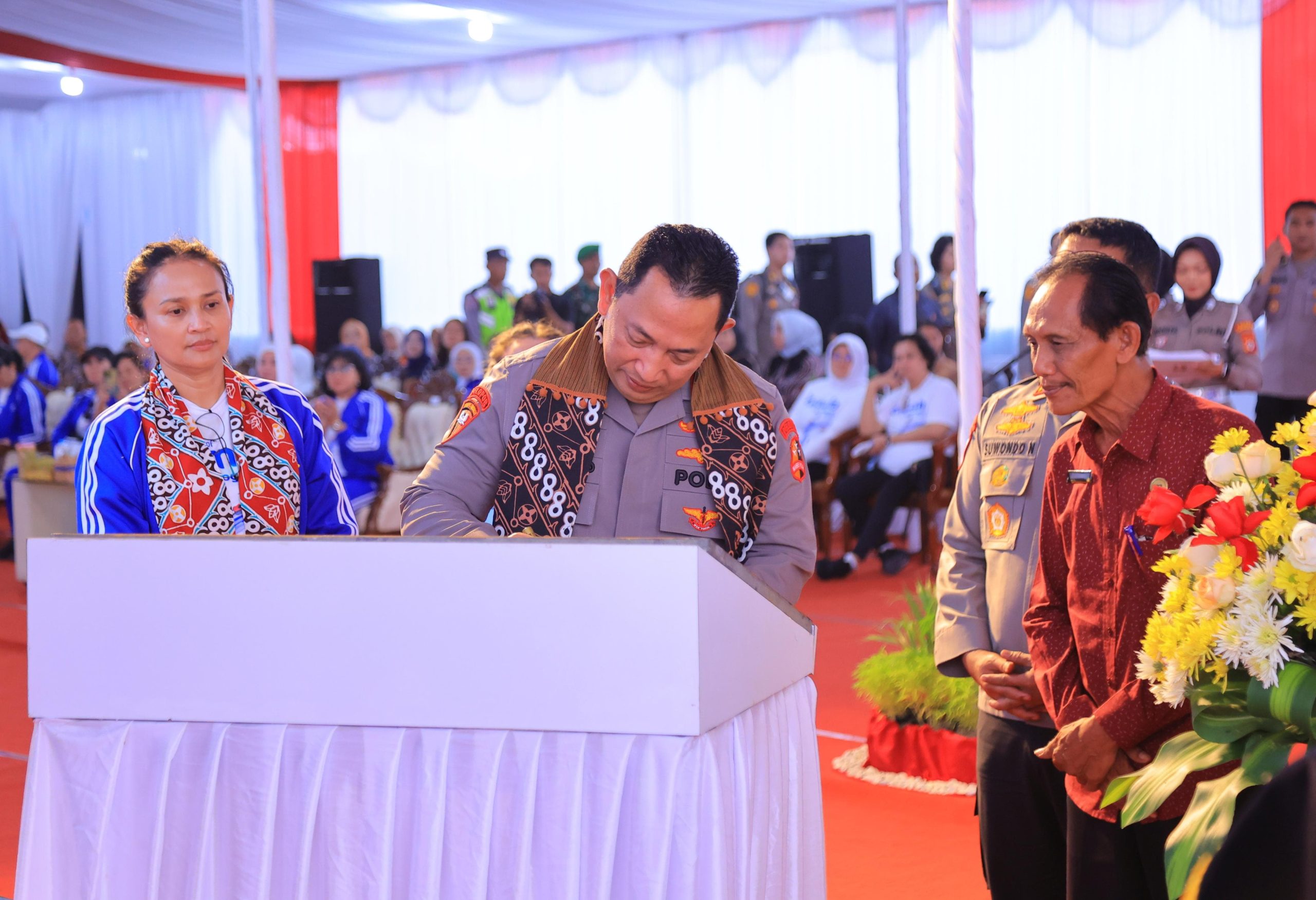 Kapolri Resmikan Infrastruktur Pendukung Pertanian di Kulonprogo