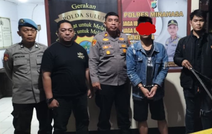 Polsek Kombi Amankan Remaja Bersenjata Tajam dalam Patroli Malam