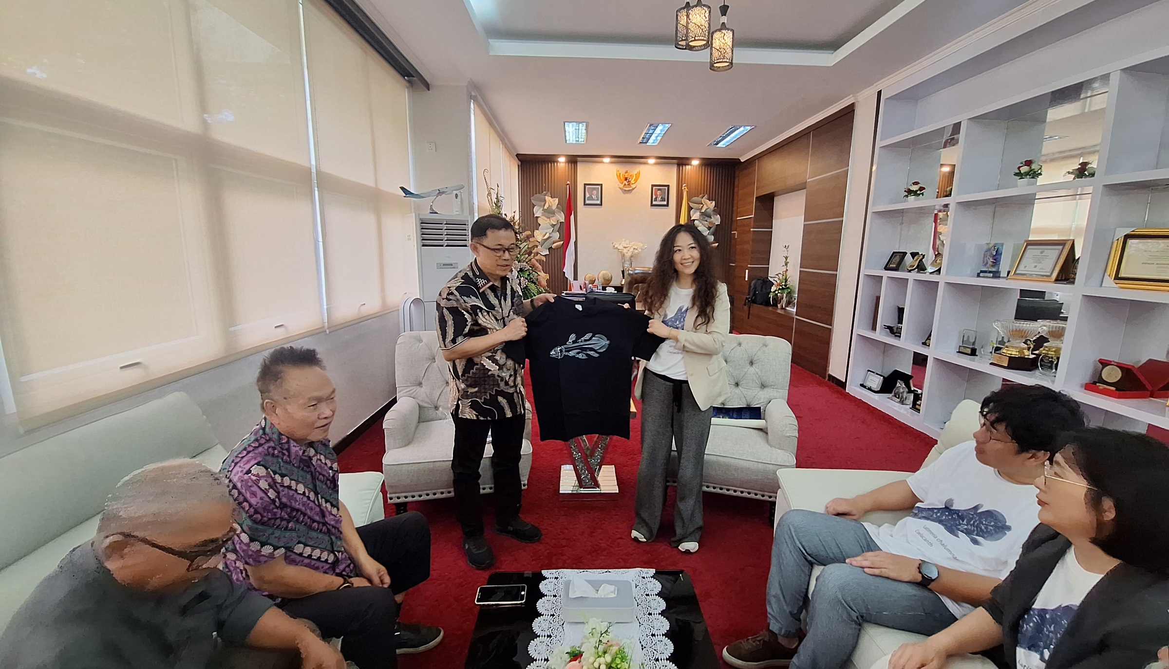 Rektor Unsrat Terima Tim Peneliti Ikan Purba Coelacanth, Perkuat Riset Ikan Purba