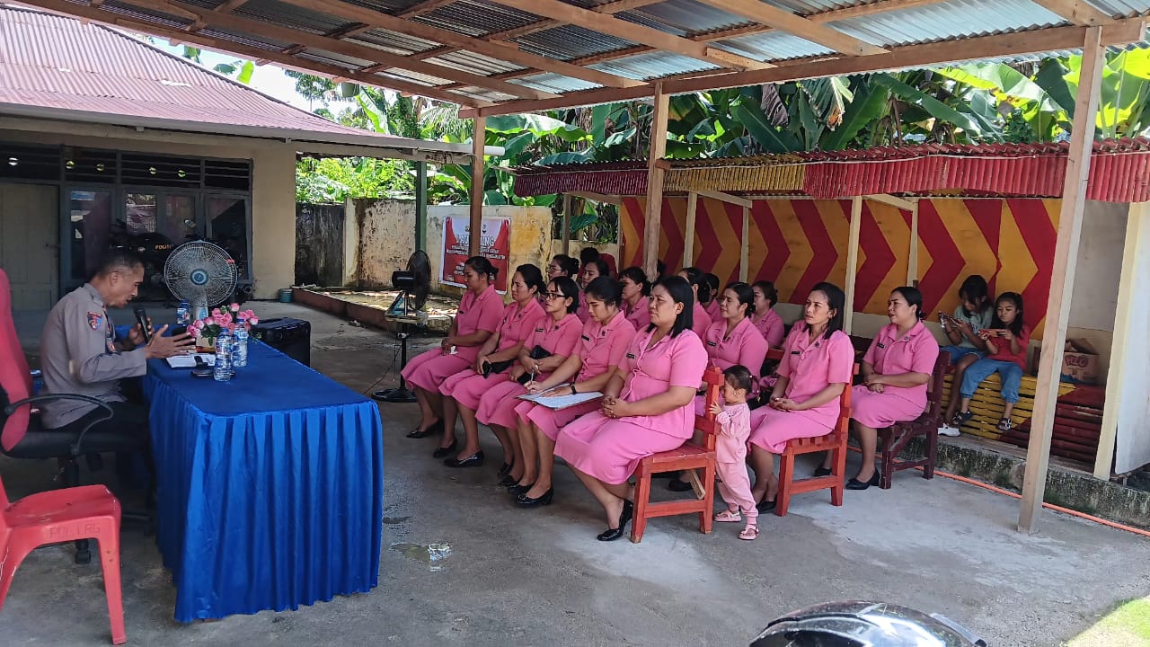 Kapolsek Lirung Tegaskan Bhayangkari Dilarang Berpolitik dan Wajib Bijak Bermedsos!