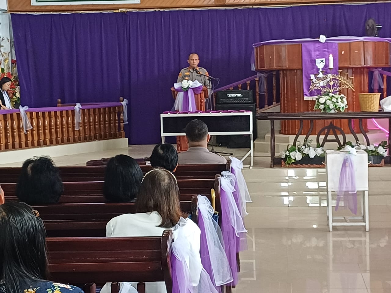 Kapolres Minahasa Gelar Minggu Kasih, Ajak Jemaat Perkuat Keamanan dan Kerukunan