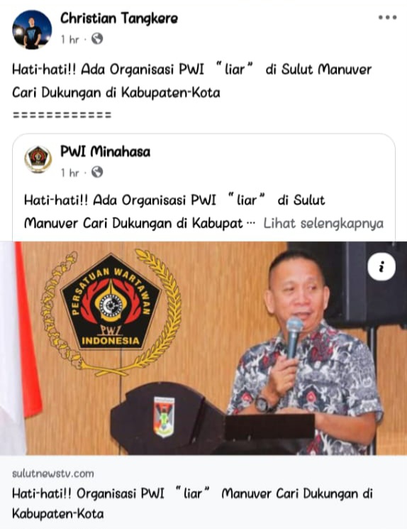 Anak Buah Voucke Lontaan dan Merson Simbolon Bikin Malu Organisasi, Catut-catut nama PWI untuk Bodohi Masyarakat