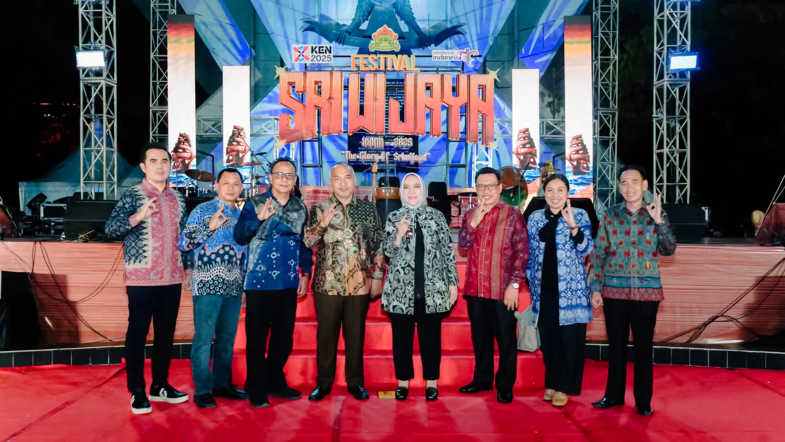 Bupati Musi Rawas Hadiri Pembukaan Festival Sriwijaya XXXIII di Monpera Palembang