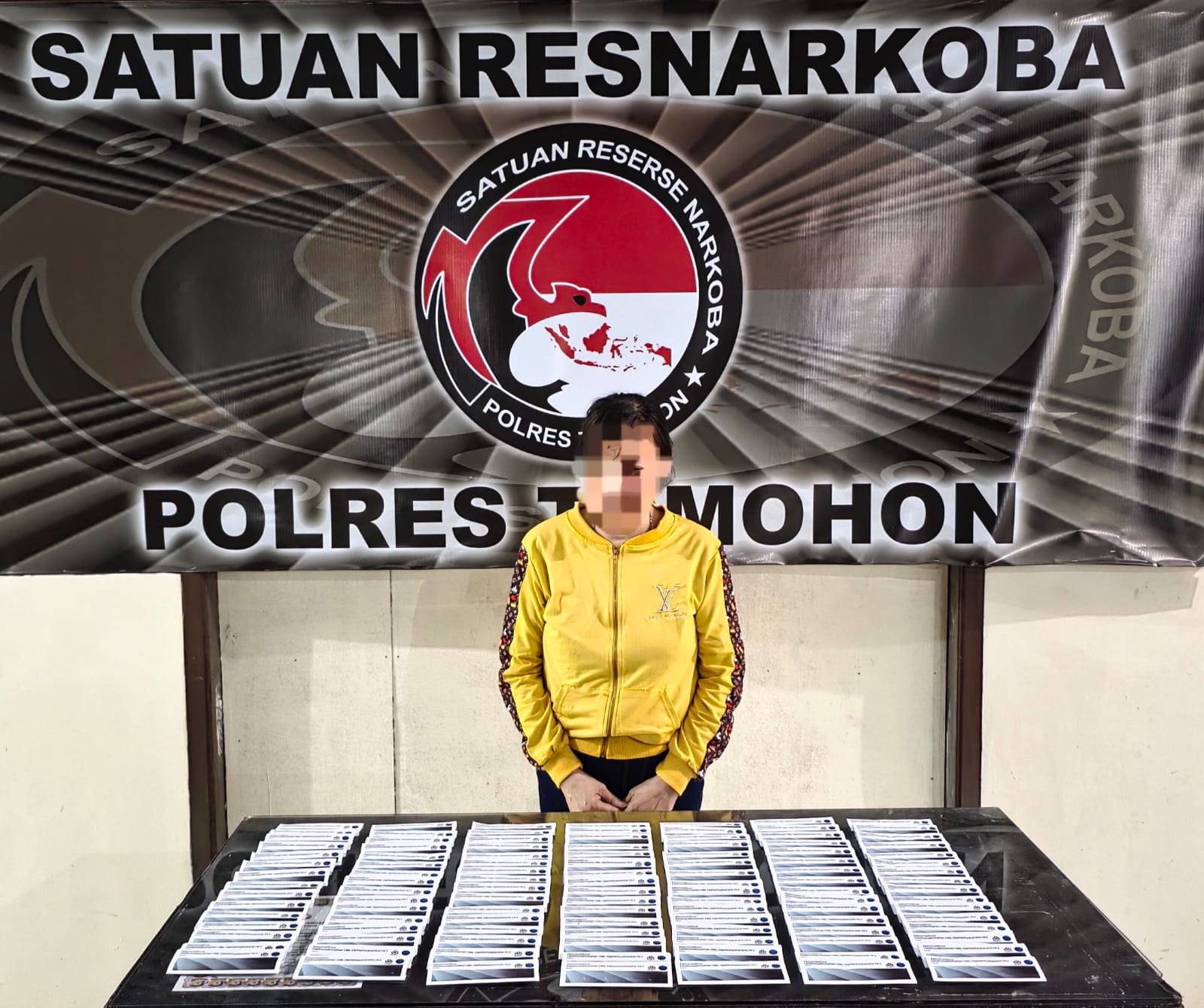 Polisi Ciduk Pengedar Obat Keras di Sonder, Barang Bukti Capai 1.110 Butir