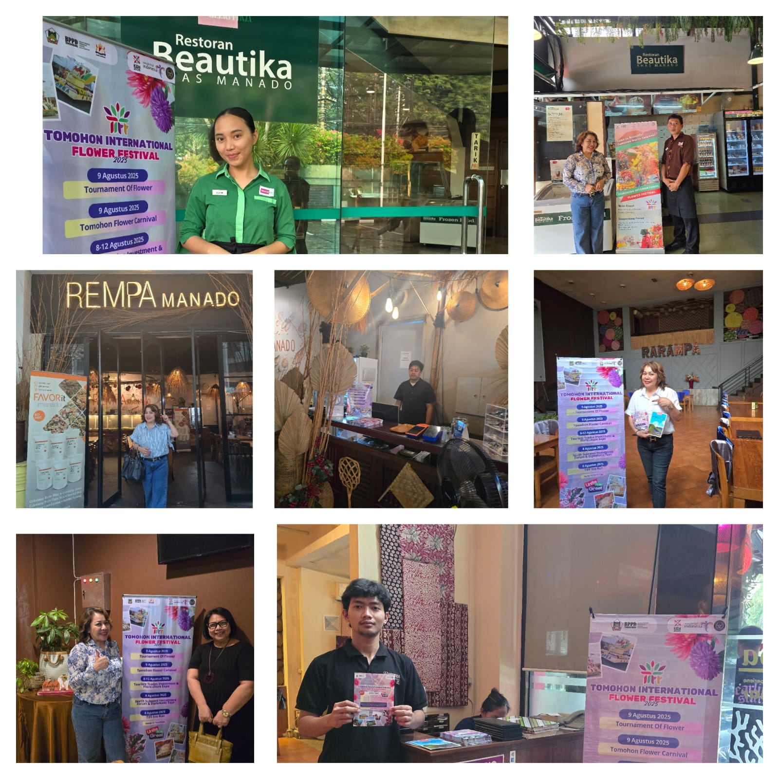 Gaet Lidah, Goyang Wisata: BPPD Tomohon Gandeng Restoran Manado Promosikan TIFF 2025 di Jakarta