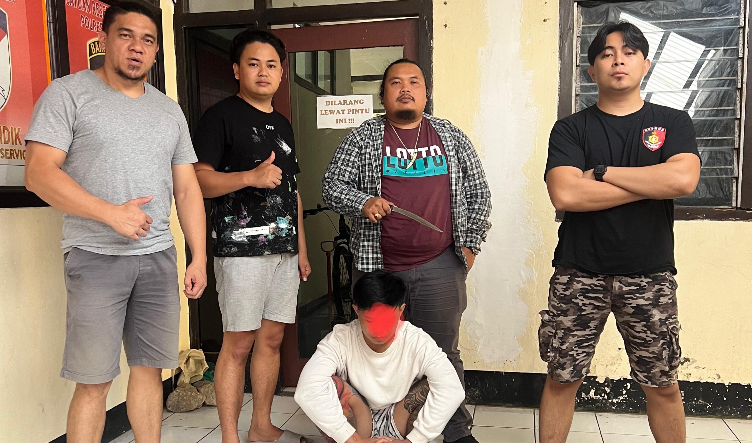 Tikam Warga Saat Pesta Ulang Tahun, Pemuda Totolan Ditangkap Resmob Minahasa