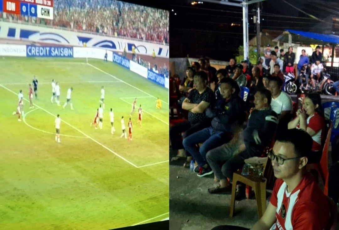 Dukung Timnas, Melisa Gerungan Nobar Bersama Ratusan Masyarakat