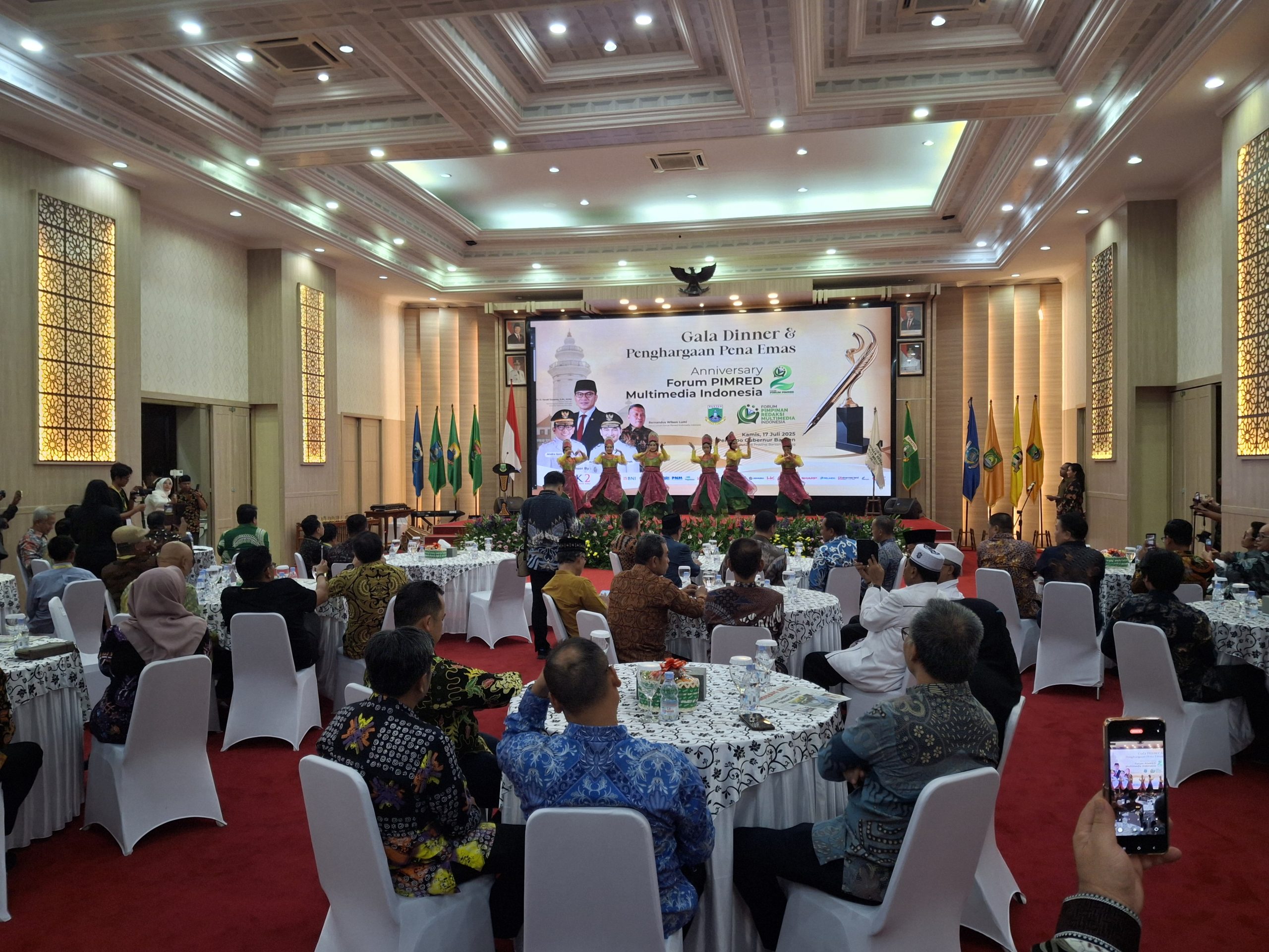 Gala Dinner FPMRI di Banten: Gubernur Dukung Pers Berkualitas, Media Tak Boleh Mati
