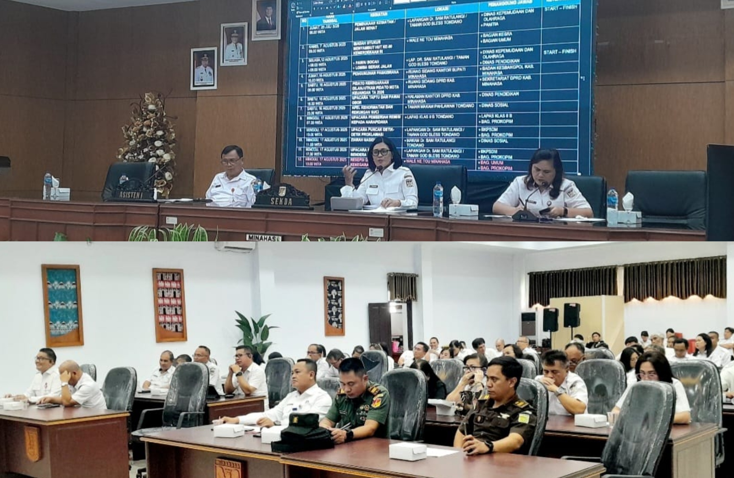 Pemkab Minahasa Matangkan Persiapan HUT ke-80 RI: Tertib, Khidmat, dan Meriah Tanpa Mabuk-Mabukan!
