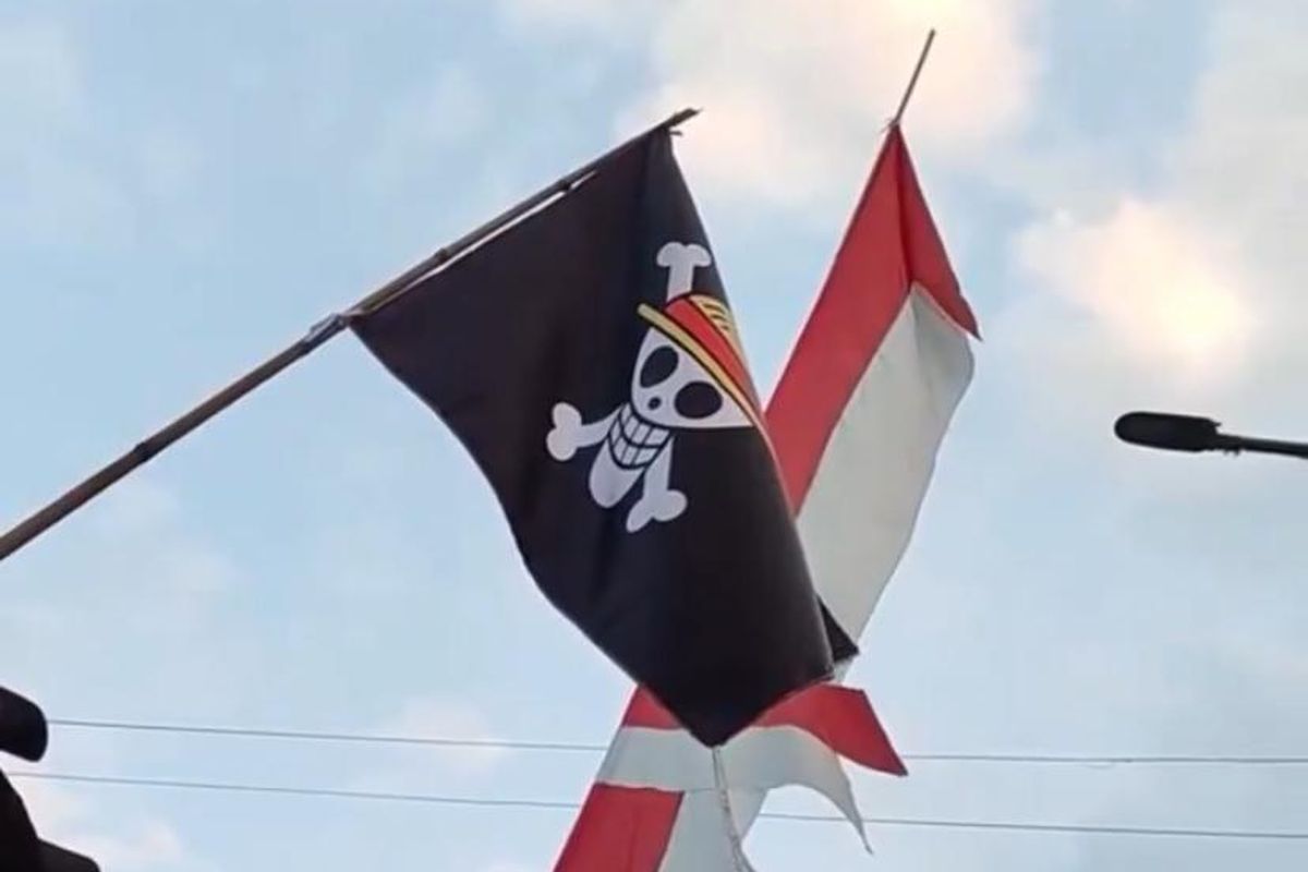 Heboh Bendera One Piece Jelang HUT RI, Pemerintah Sebut Provokatif, Warganet Nilai Bentuk Kritik Sosial