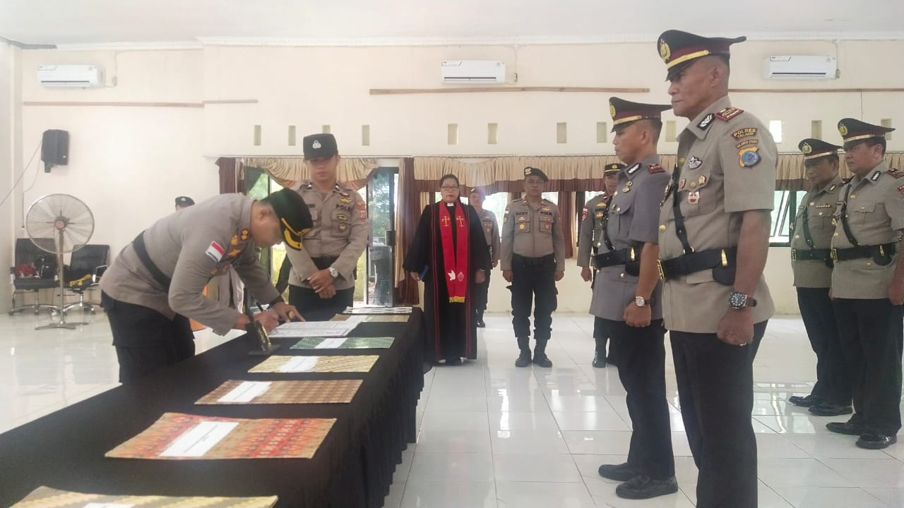 Mutasi Besar di Polres Talaud, Kapolsek dan Kasat Berganti Posisi untuk Penyegaran Organisasi