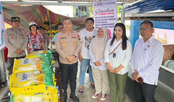 Polres Bitung Luncurkan Gerakan Pangan Murah Serentak