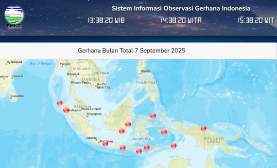 Gerhana Bulan Total 7 September 2025, Fenomena Blood Moon Akan Menghias Langit Indonesia