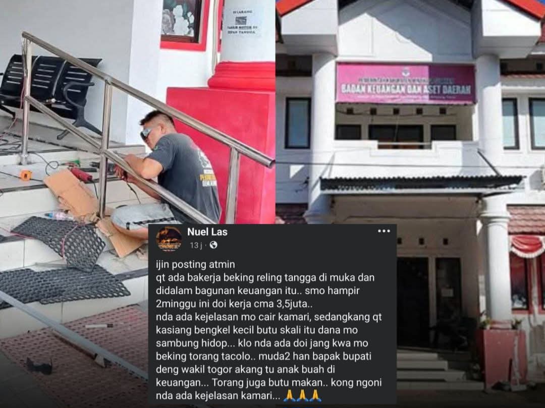 Viral! Pekerja Las di Minsel Keluhkan Upah Belum Dibayar, Tagih Keadilan di Kantor BKAD