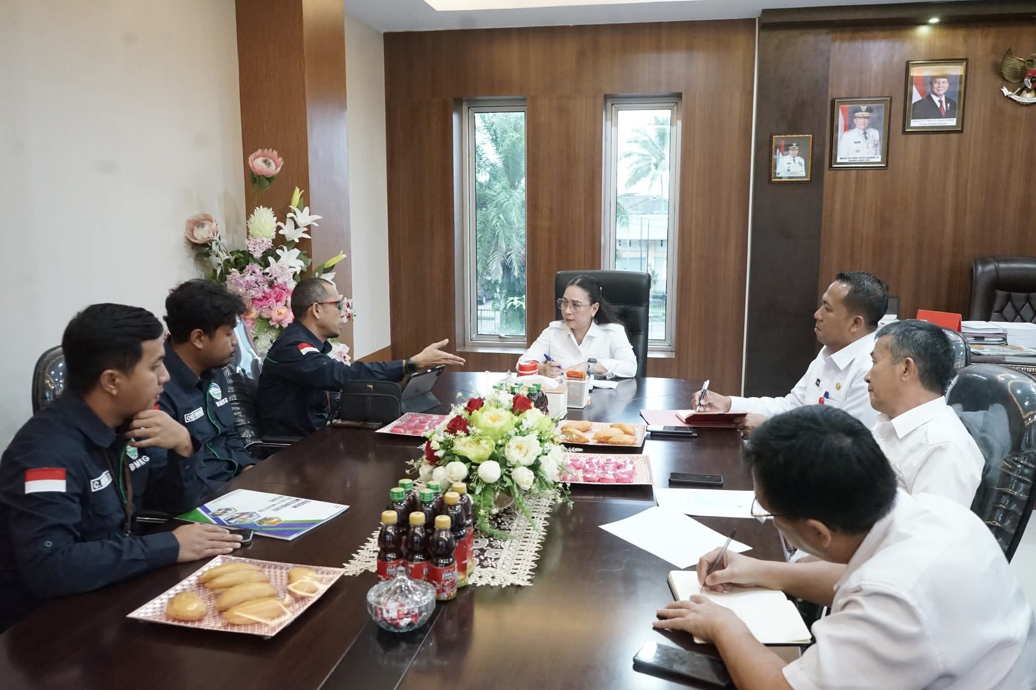 Wabup Vanda Sarundajang Terima Audiensi BMKG Bitung Bahas Pemasangan HF Radar Maritim di Minahasa