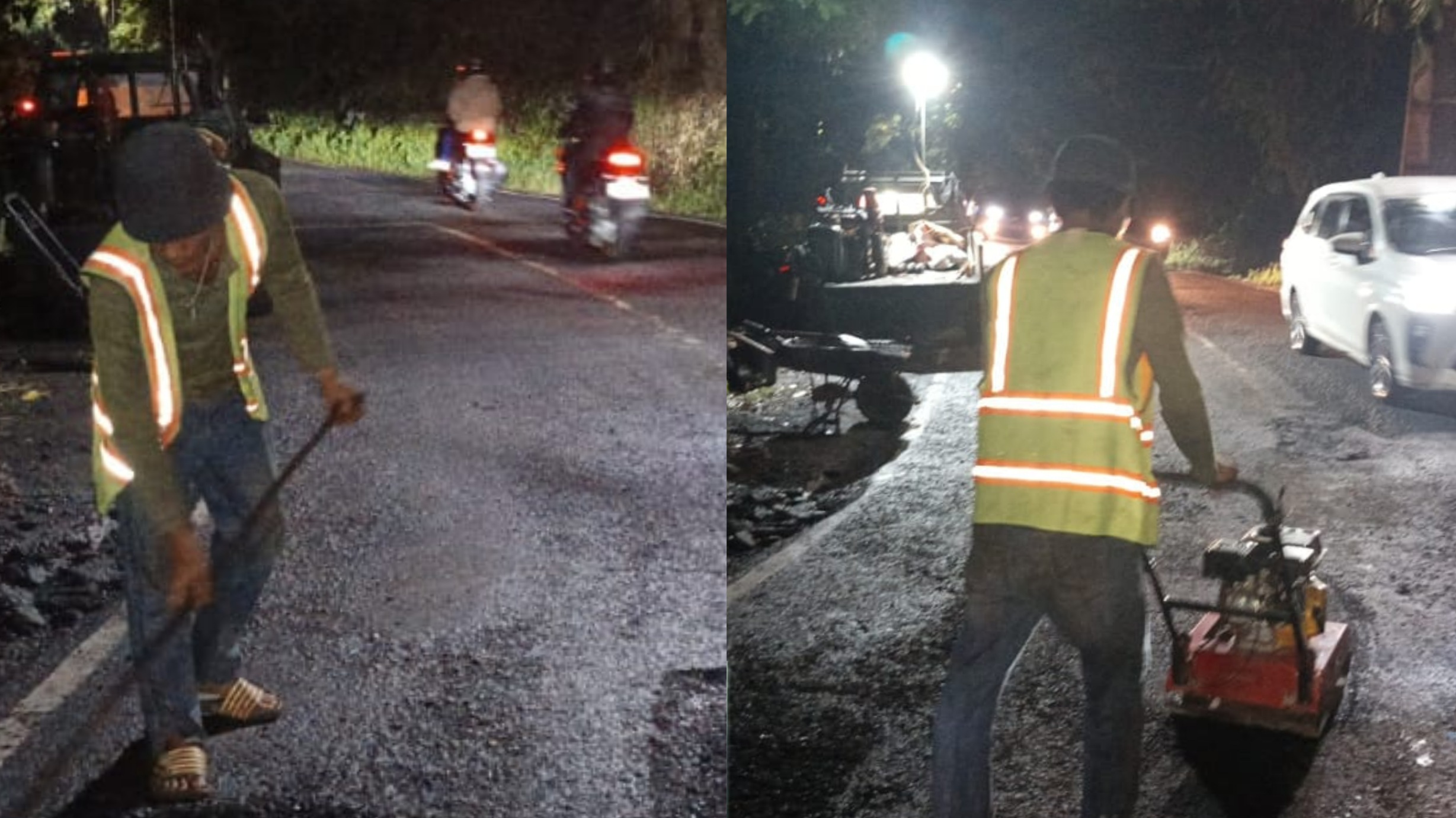 BPJN Sulut Gerak Cepat Perbaiki Jalan Berlubang di Tomohon, Warga Apresiasi Respons Cepat Pemerintah