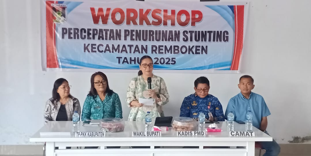 “Anak Sehat, Bangsa Kuat”: Wabup Vanda Sarundajang Serukan Sinergi Lintas Sektor Percepat Penurunan Stunting di Minahasa