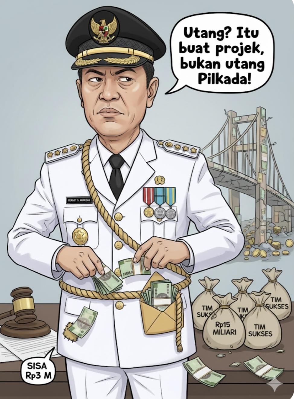 Bupati Minsel Diterpa Isu Dugaan Gratifikasi Proyek untuk Tutup Hutang Pilkada Rp15 Miliar