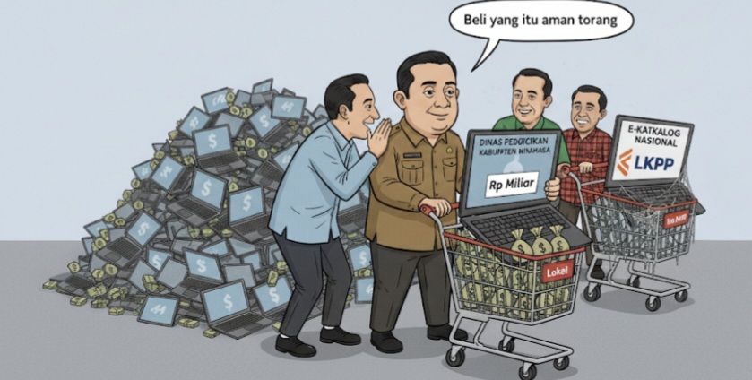 Nekat Lawan Aturan LKPP, Proyek Chromebook Minahasa Mengarah ke Jerat Hukum