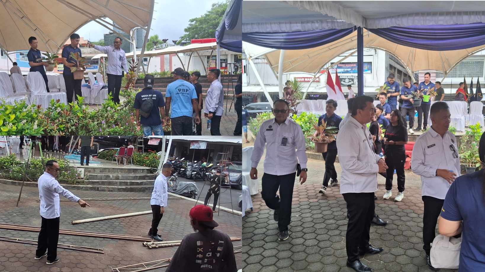 Besok NAPIRI Dilaunching: Kakanwil Ditjenpas Sulut Pastikan Persiapan Hari Bakti Ke-1 di TKB Manado Sudah Final