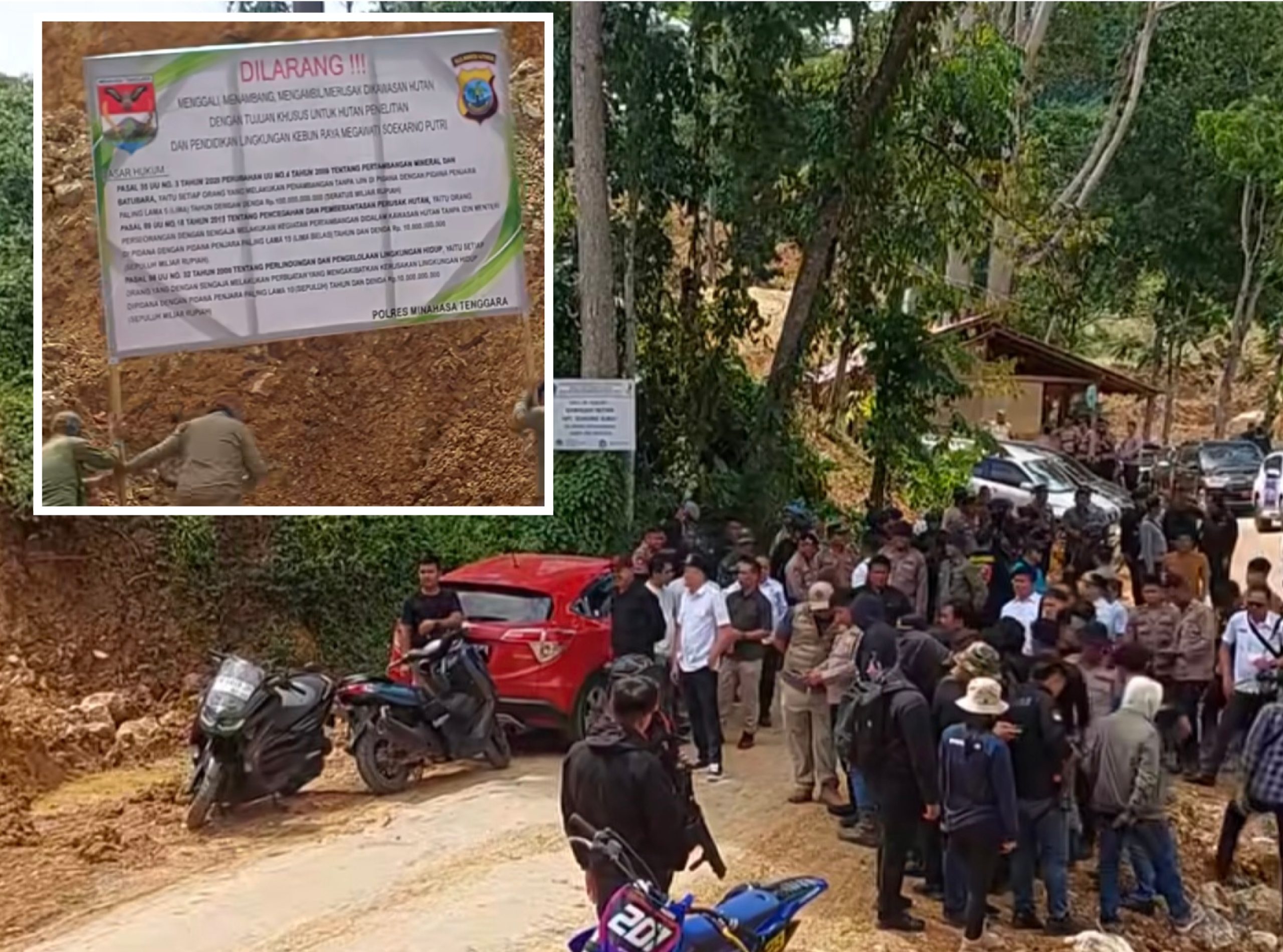 Tambang Ilegal di Mitra Ditutup Lagi: Warga Sindir “Nanti Akan Dibuka Lagi”, Gubernur YSK Janji Beri Solusi WPR