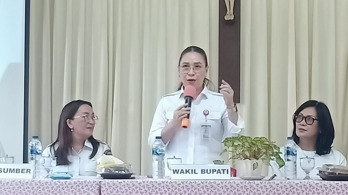 Wabup Vanda Sarundajang Tekankan Kolaborasi Lintas Sektor Kendalikan Penyakit Prioritas di Minahasa