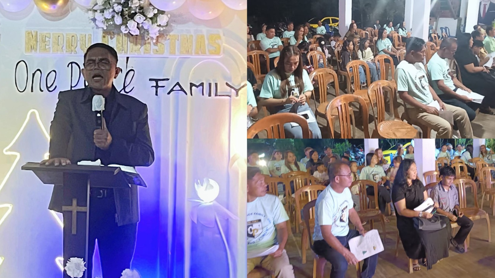 Natal One Peace Family Jadi Simbol Kerukunan Lintas Gereja di Rambunan Minahasa