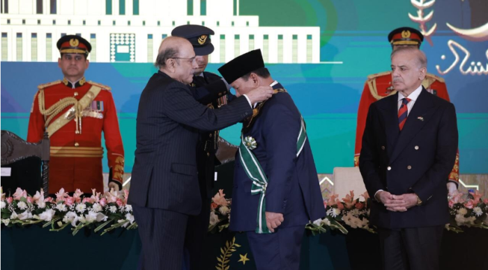 Presiden Prabowo Dianugerahi Bintang Tertinggi Pakistan, Nishan-e-Pakistan