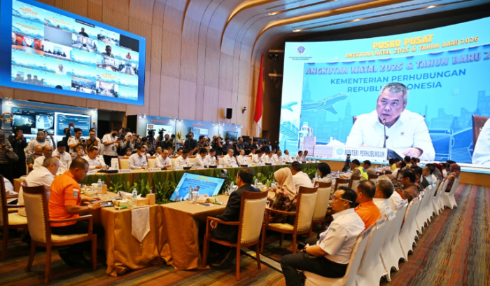 Menhub Buka Posko Pusat Angkutan Natal-Tahun Baru, Perkuat Koordinasi Lintas Sektor